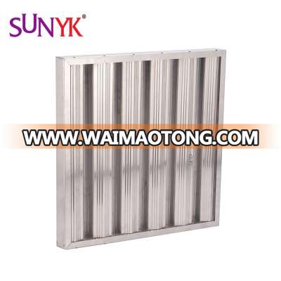 commercial kitchen cooker hoods smoke baffle grease filter